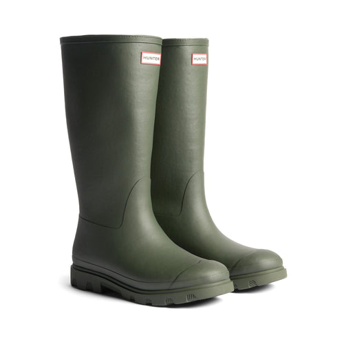 Hunter Downpour Tall Insulated Boot Womens - Dark Olive