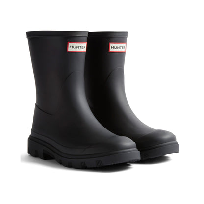 Hunter Unisex Downpour Short Boot Mens - Black