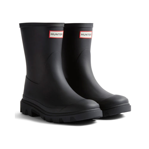Hunter Unisex Downpour Short Boot Mens - Black