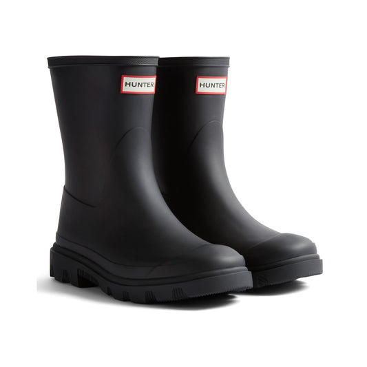 Hunter Unisex Downpour Short Boot Mens - Black