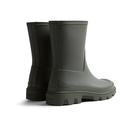 Hunter Unisex Downpour Short Boot Mens - Dark Olive