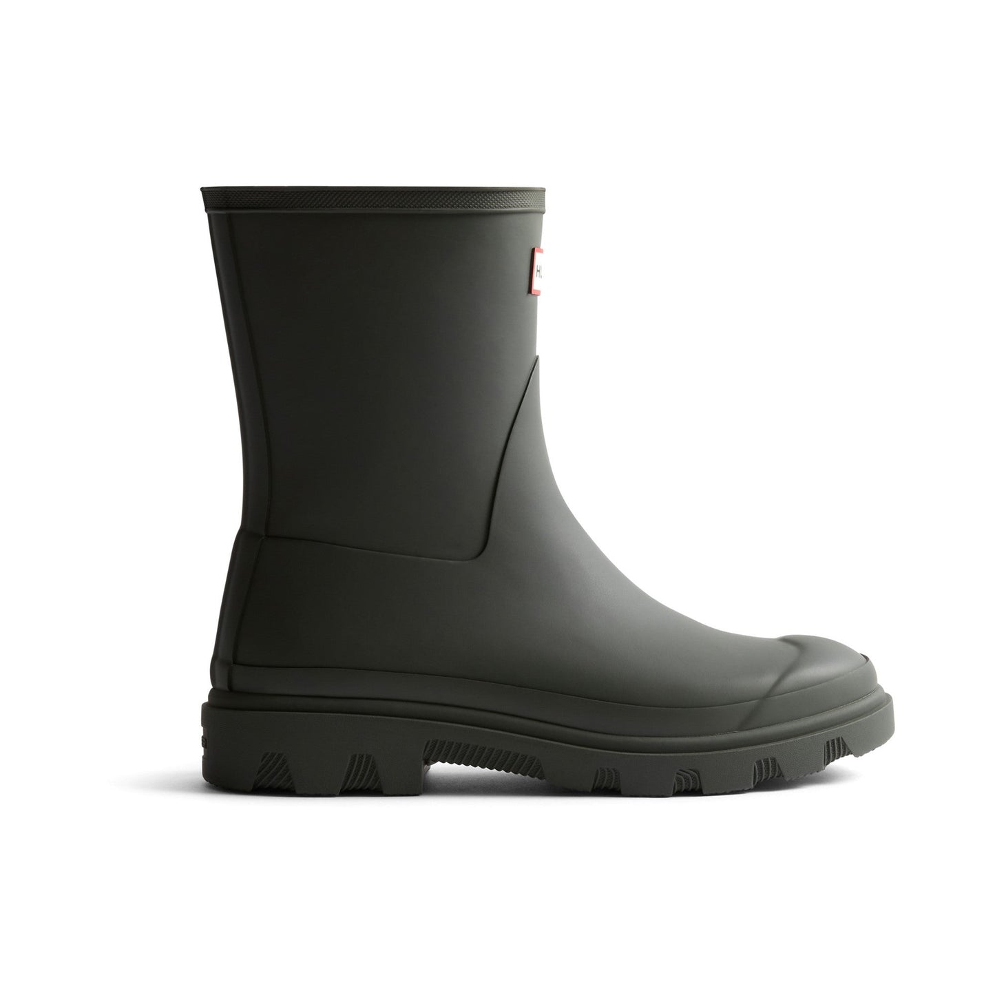 Hunter Unisex Downpour Short Boot Mens - Dark Olive