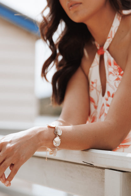 Astrid Shell Bracelet - Gold