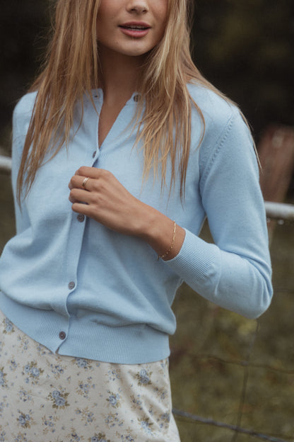 Bliss Cardigan - Pale Blue