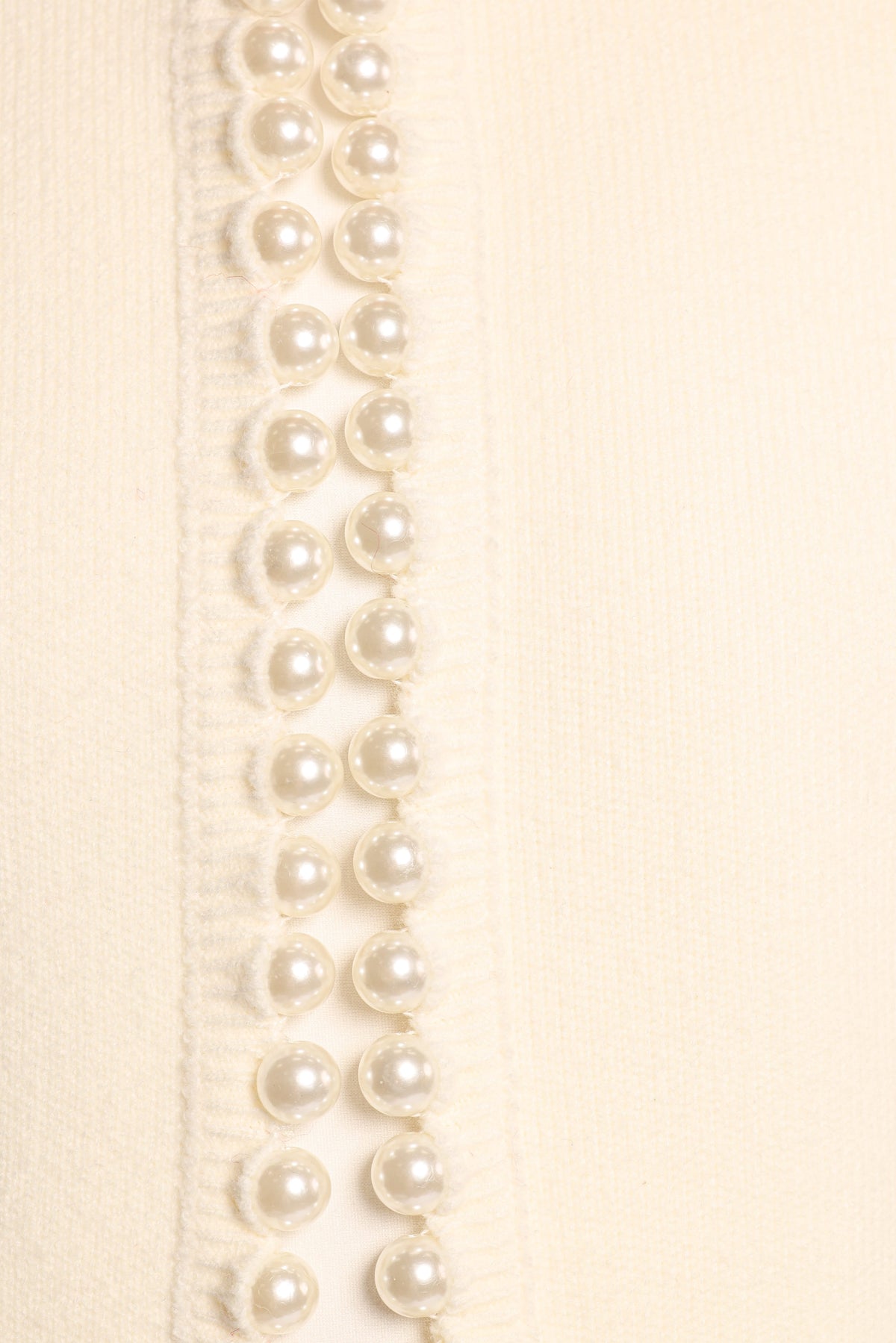 Bloom Pearl Knit Cardigan - Cream
